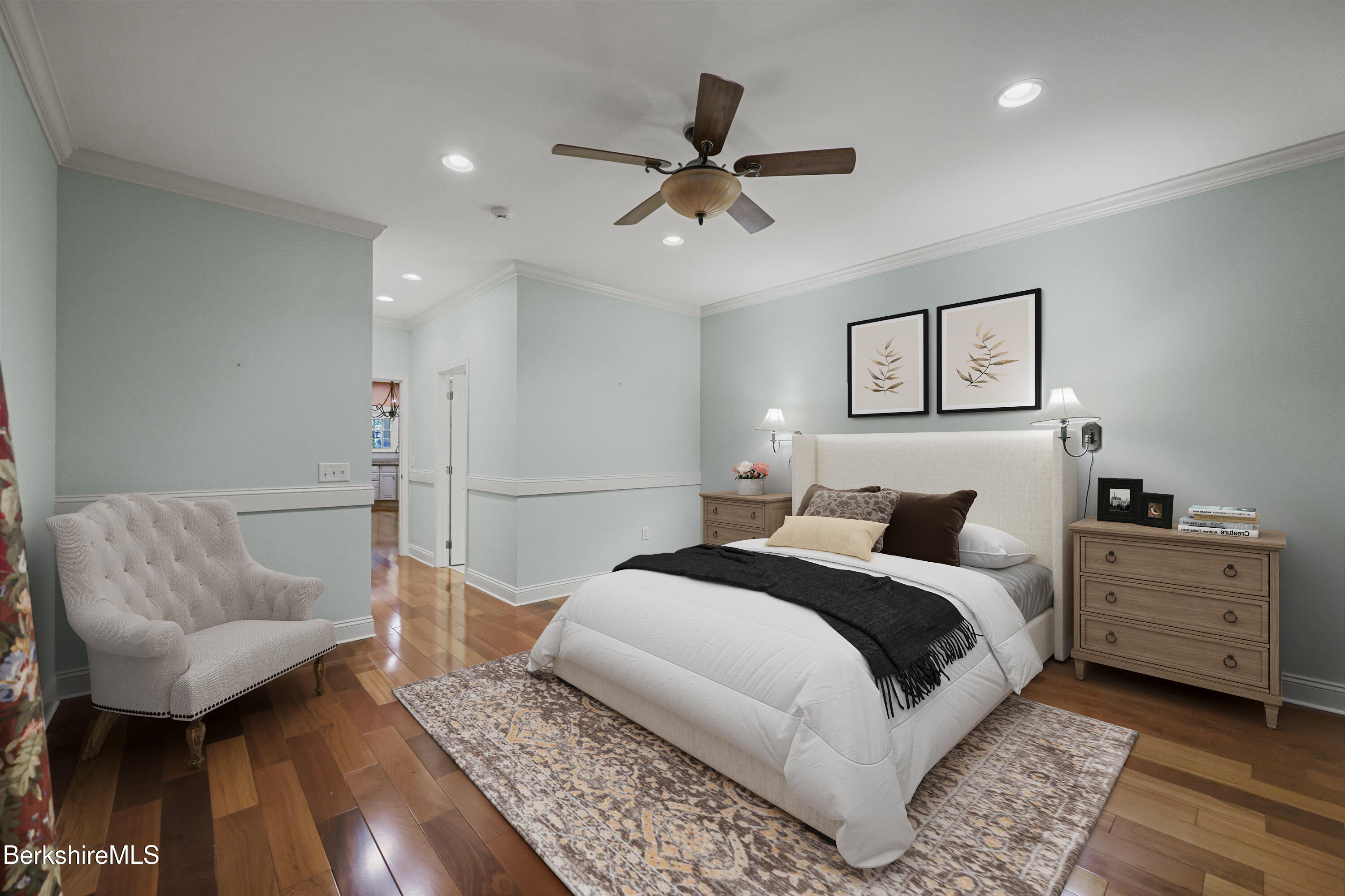 2 Amy Court Pittsfield, MA 01201 - Photo 23 of 50 a bed room with a bed and a couch