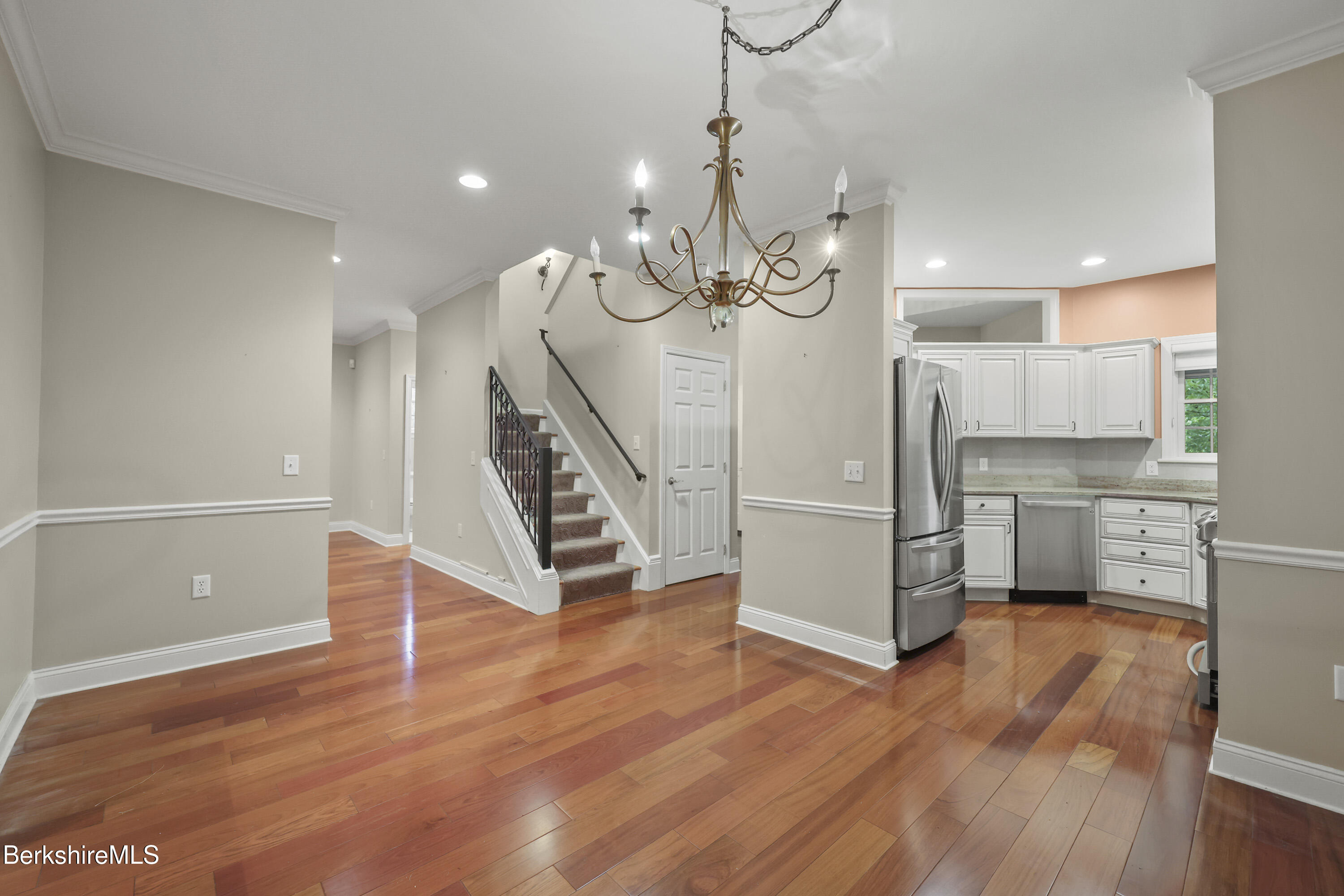 2 Amy Court Pittsfield, MA 01201 - Photo 10 of 50 a view of a room with wooden floor and electronic appliances