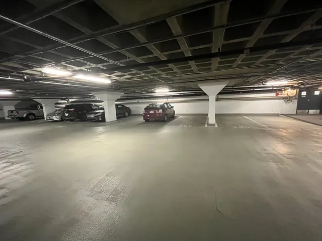 a view of car garage