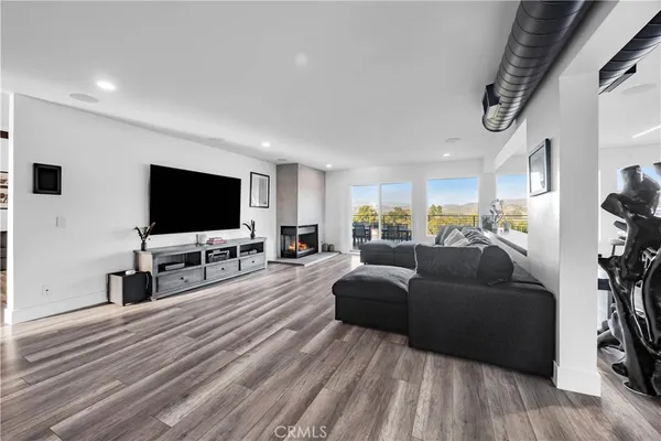 a view of a closet with storage