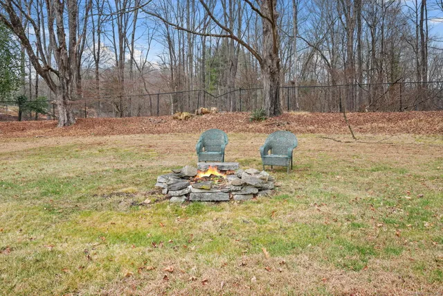 a view of yard with tree