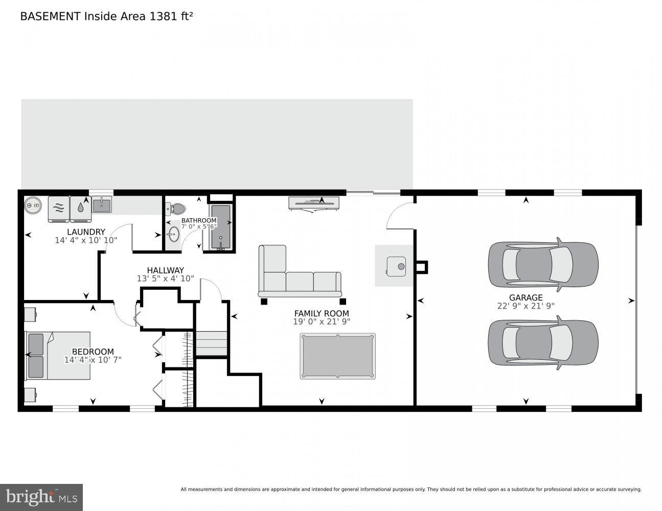 1371 Wesley Road Finksburg, MD 21048 - Photo 30 of 30 Lower-Level Floor Plan