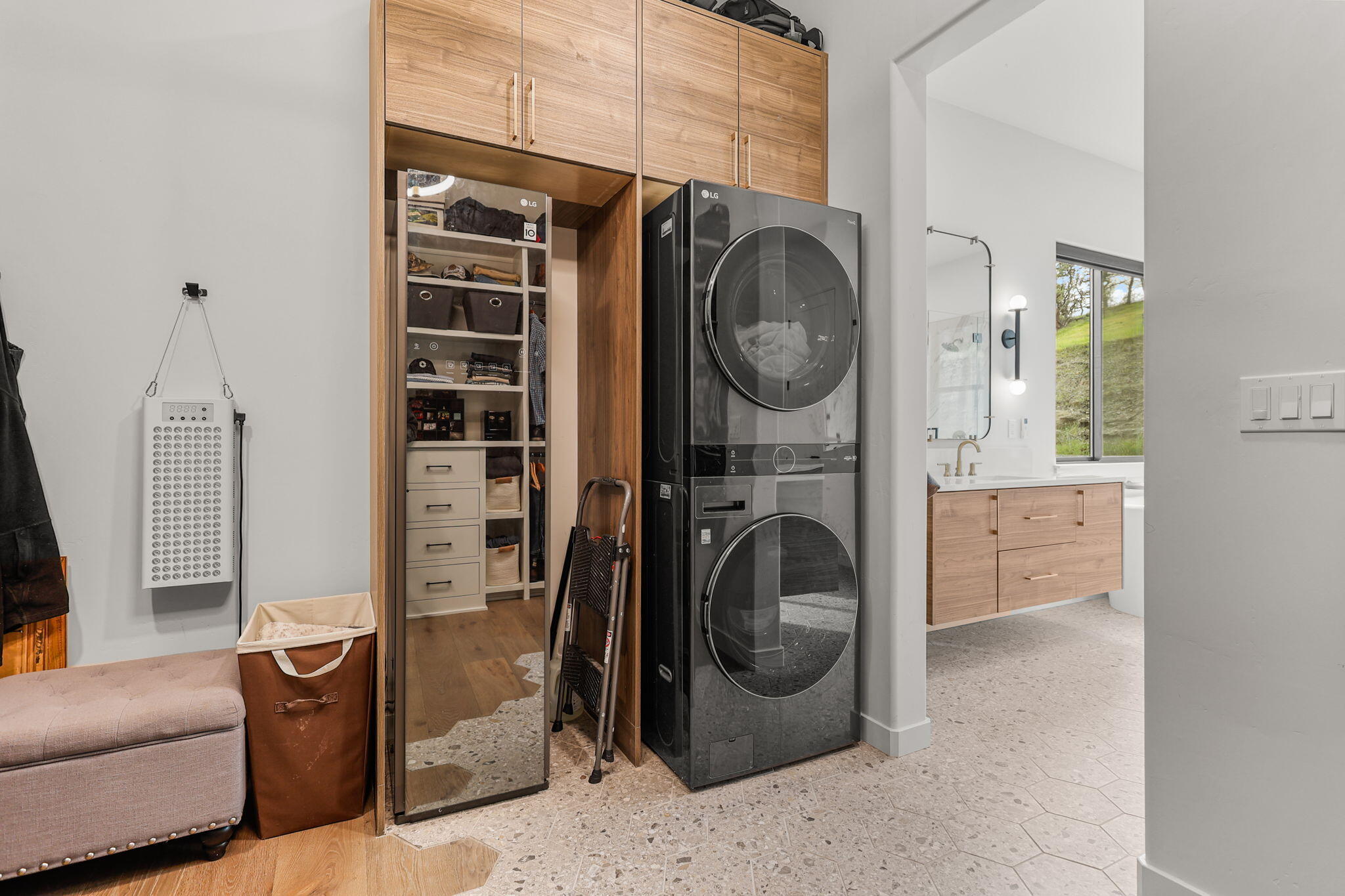 8202 Maynard Road Palo Cedro, CA 96073 - Photo 33 of 74 a utility room with dryer and washer