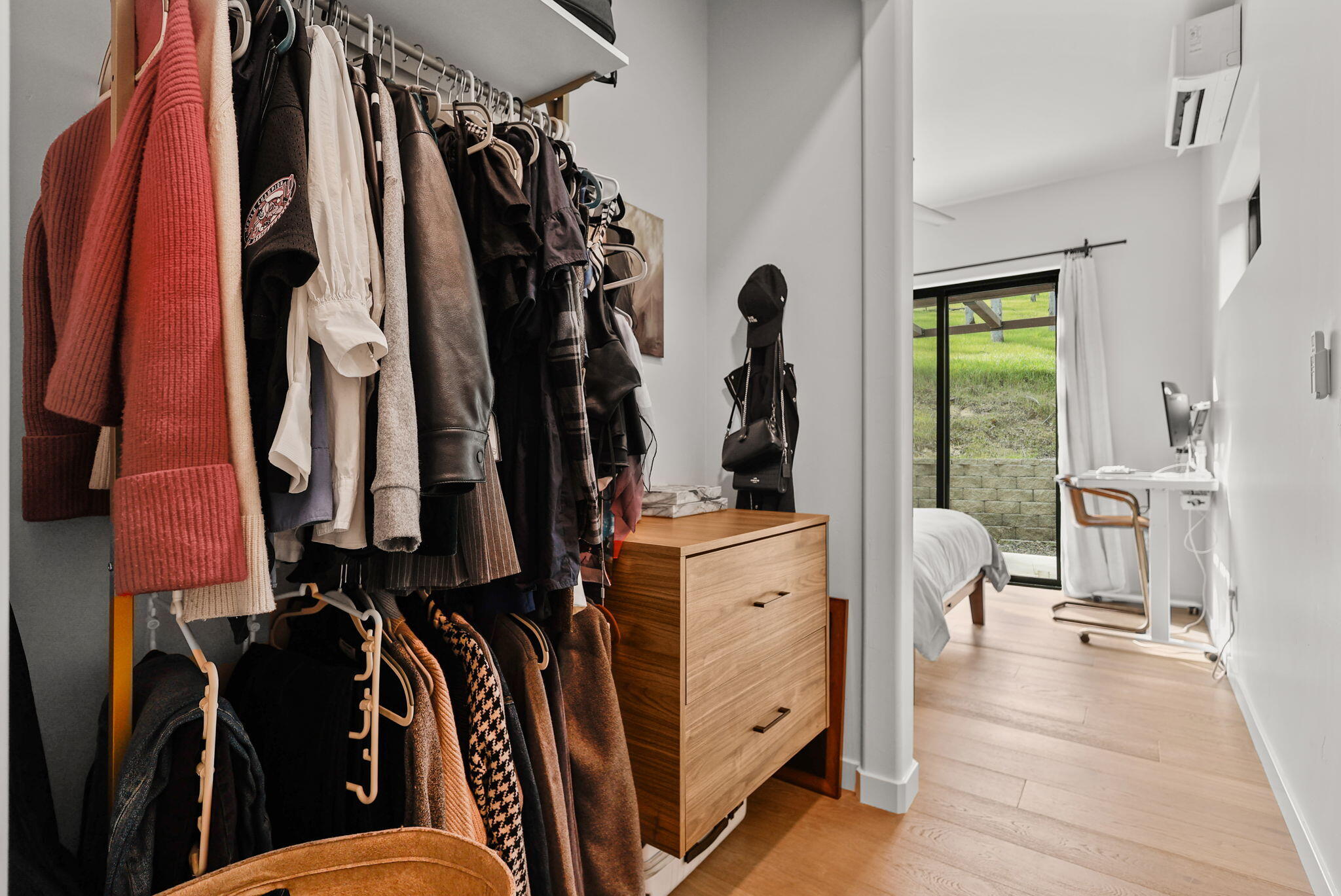 8202 Maynard Road Palo Cedro, CA 96073 - Photo 40 of 74 a view of walk in closet with clothes and shoes
