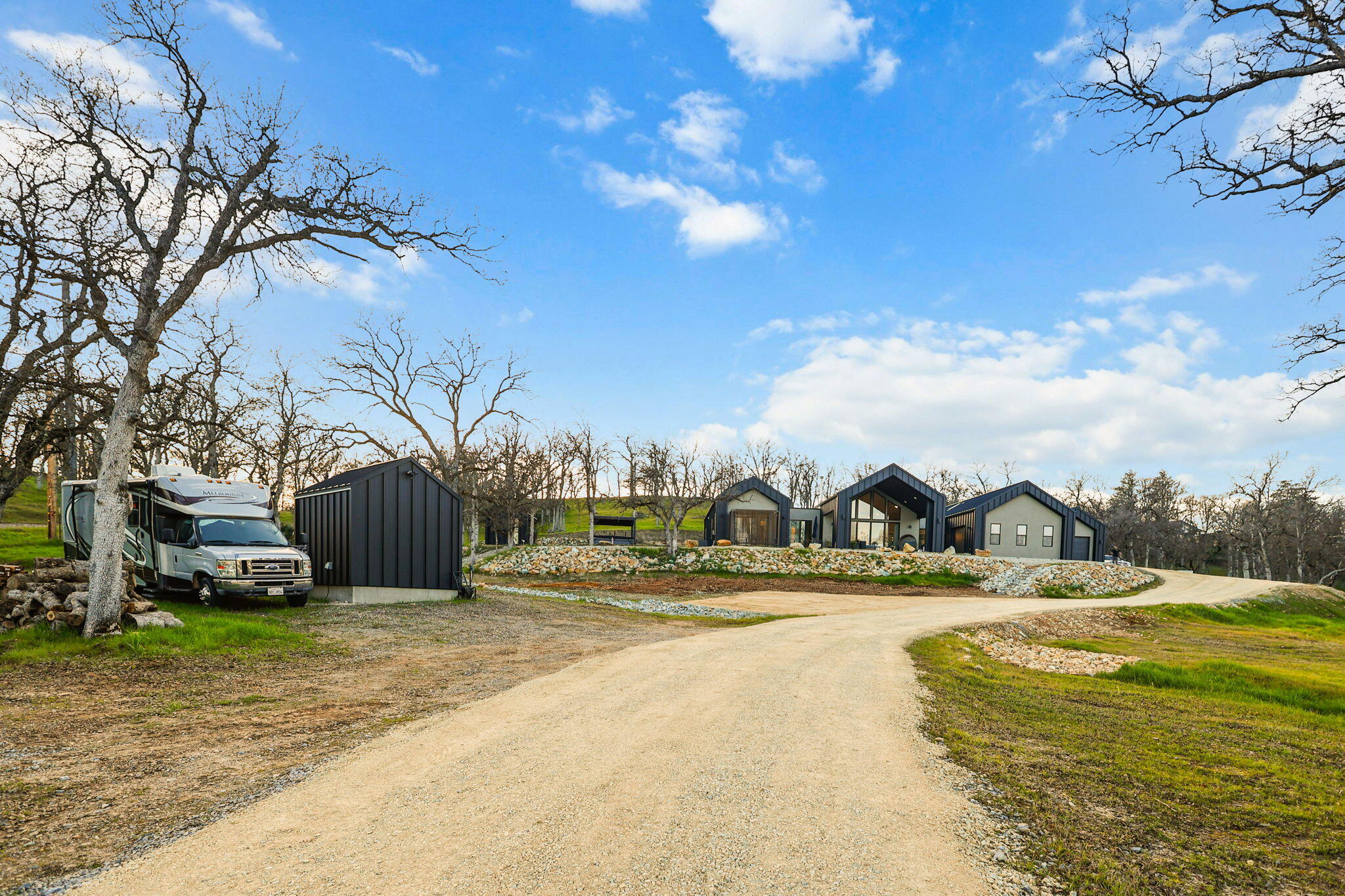 8202 Maynard Road Palo Cedro, CA 96073 - Photo 69 of 74 Private driveway setback