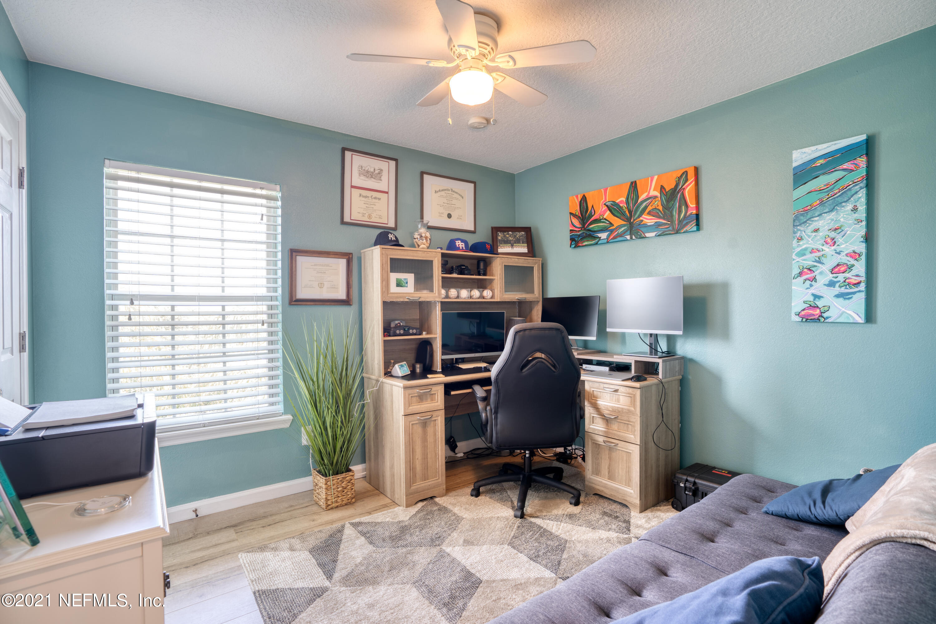 167 Bay Bridge Drive St. Augustine, FL 32080 - Photo 15 of 32 a view of a workspace with furniture and a window