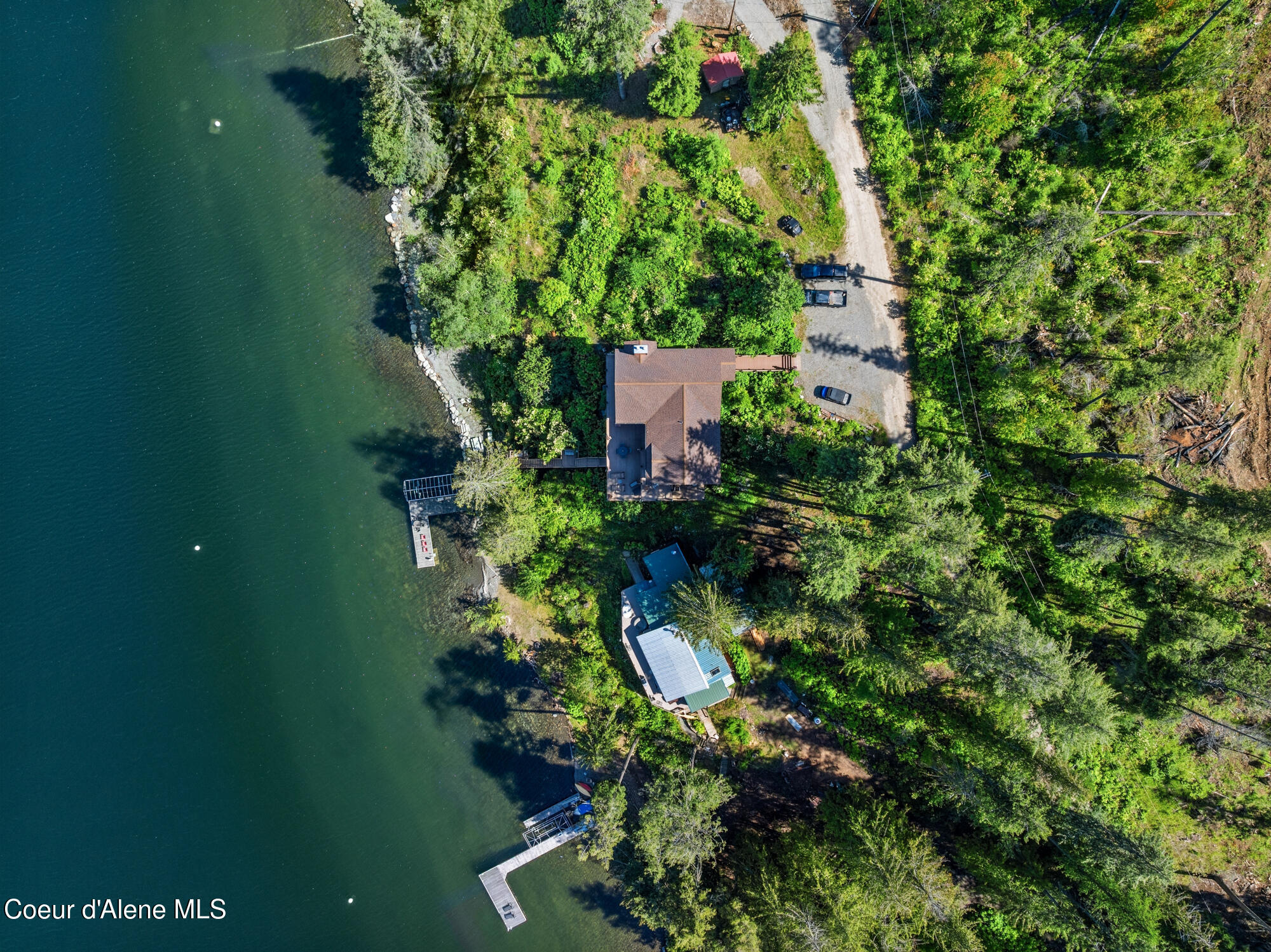 511 South Camp Bay Road Sagle, ID 83860 - Photo 63 of 64 45. aerial above