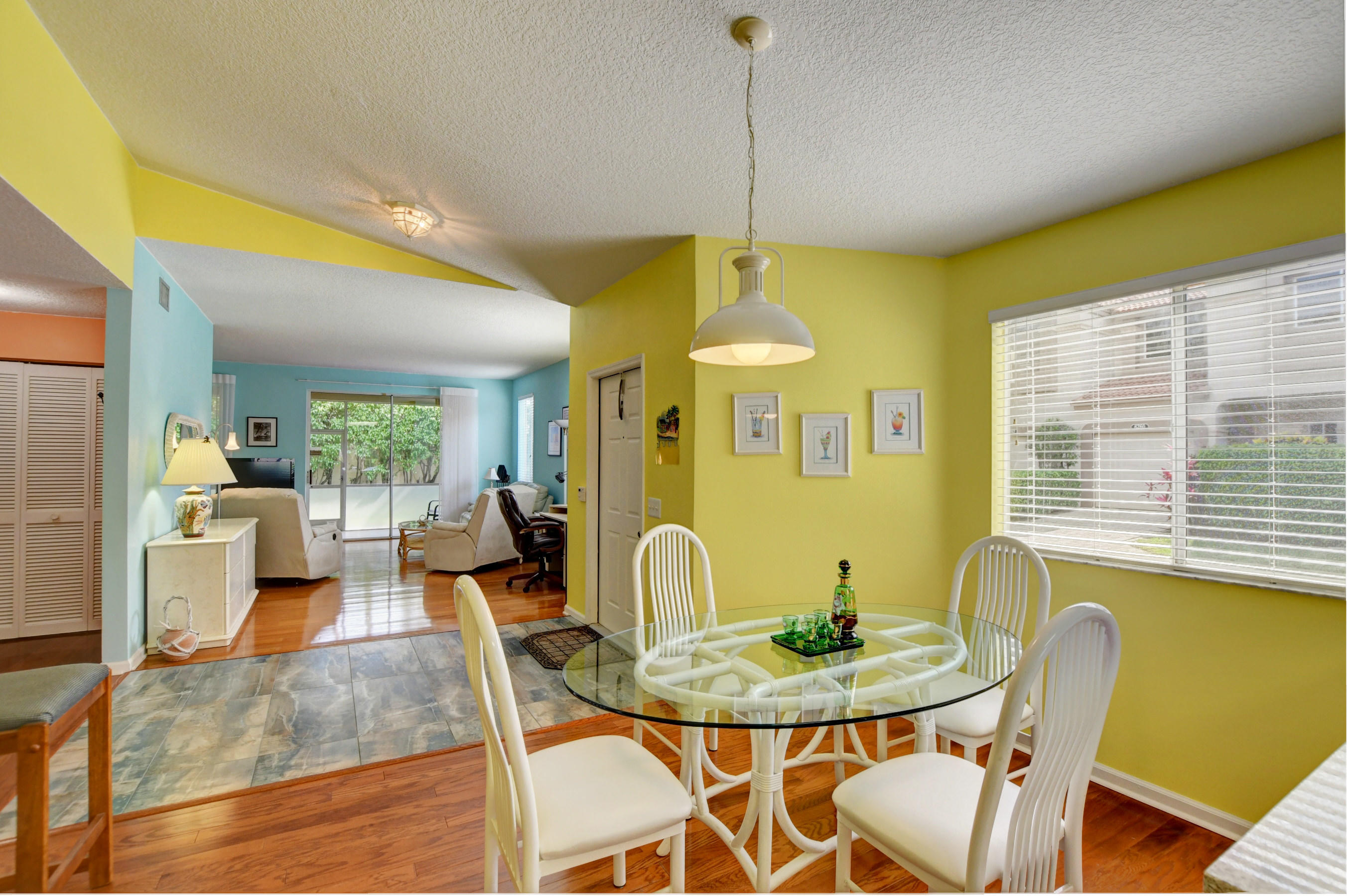 6746 Via Regina Boca Raton, FL 33433 - Photo 7 of 25 a view of a dining room with furniture window and outside view