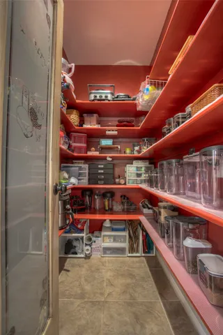 a view of storage and utility room