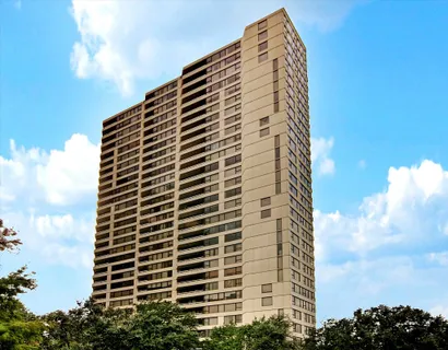 a front view of a building