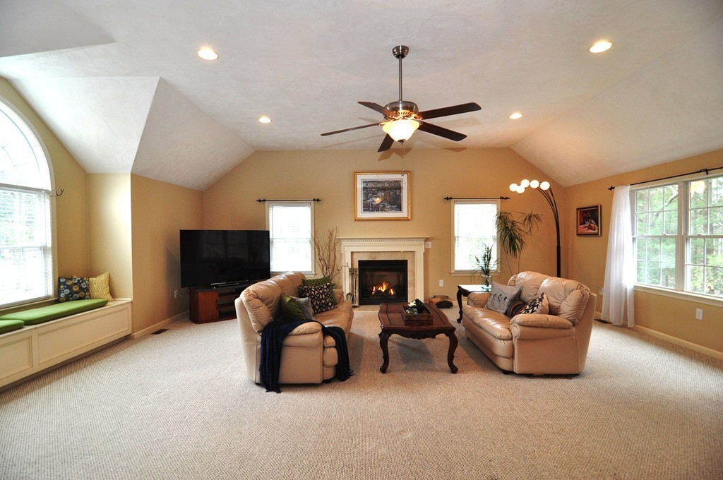 6 Dell Hollow Road Billerica, MA 01821 - Photo 3 of 25 a living room with furniture fireplace and window