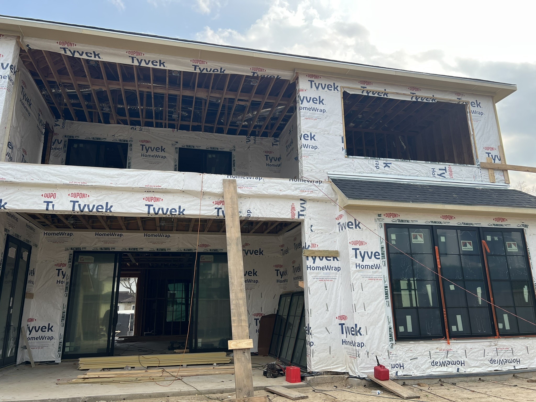 8002 Anadell Street Houston, TX 77055 - Photo 12 of 13 a view of a building with a entrance