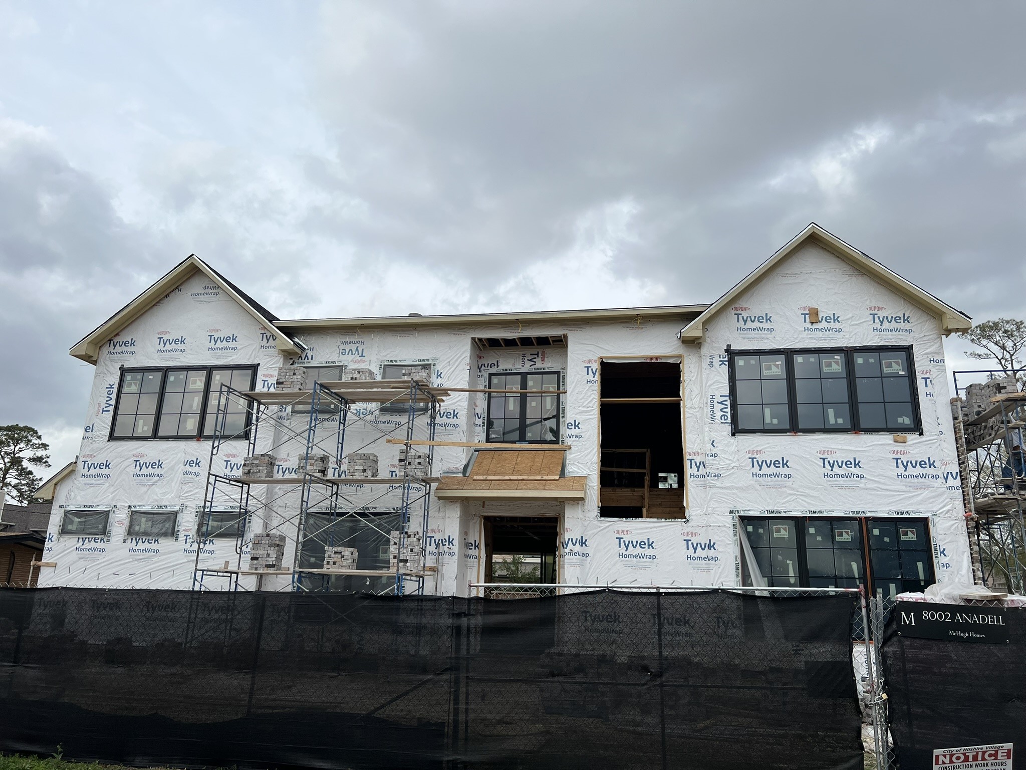 8002 Anadell Street Houston, TX 77055 - Photo 2 of 13 front view of a house with a fireplace