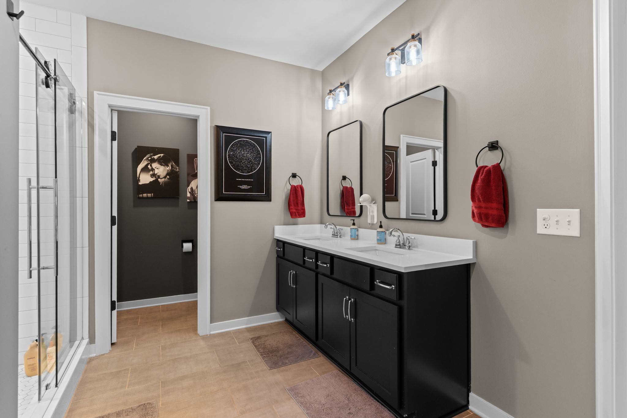 257 Croft Way Mount Juliet, TN 37122 - Photo 21 of 47 a bathroom with a sink vanity and a mirror