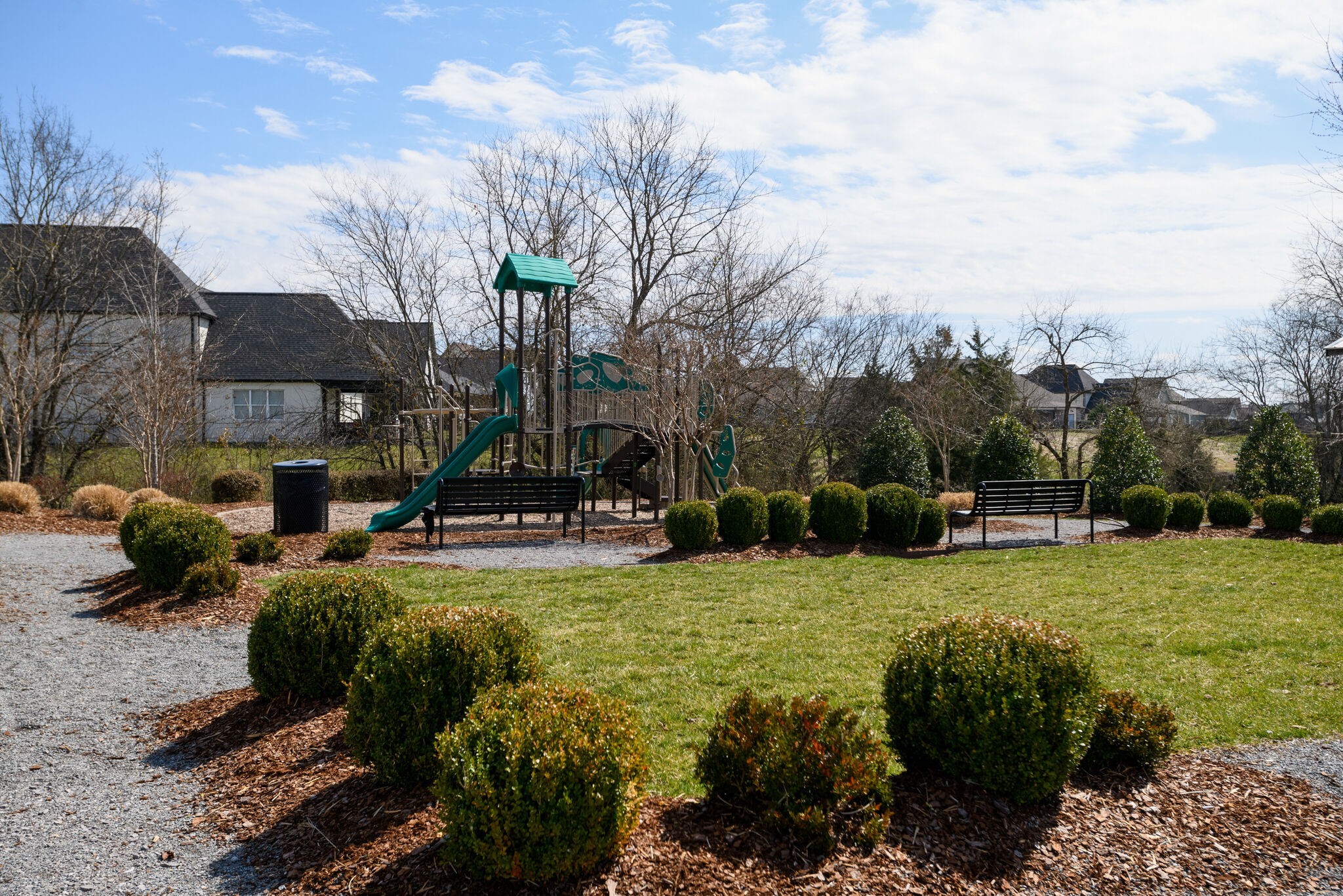257 Croft Way Mount Juliet, TN 37122 - Photo 46 of 47 a view of a garden with lawn chairs