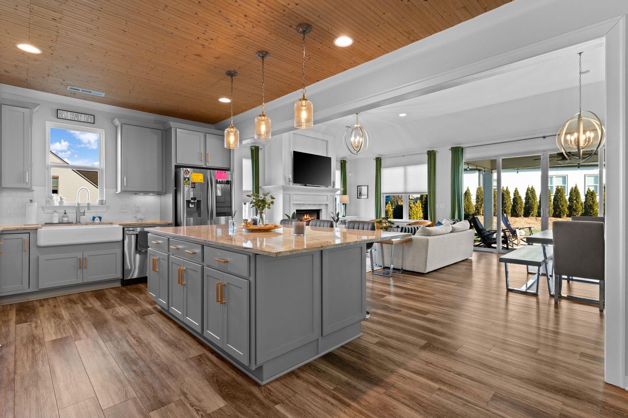 257 Croft Way Mount Juliet, TN 37122 - Photo 8 of 47 a large white kitchen with lots of counter space a sink and appliances