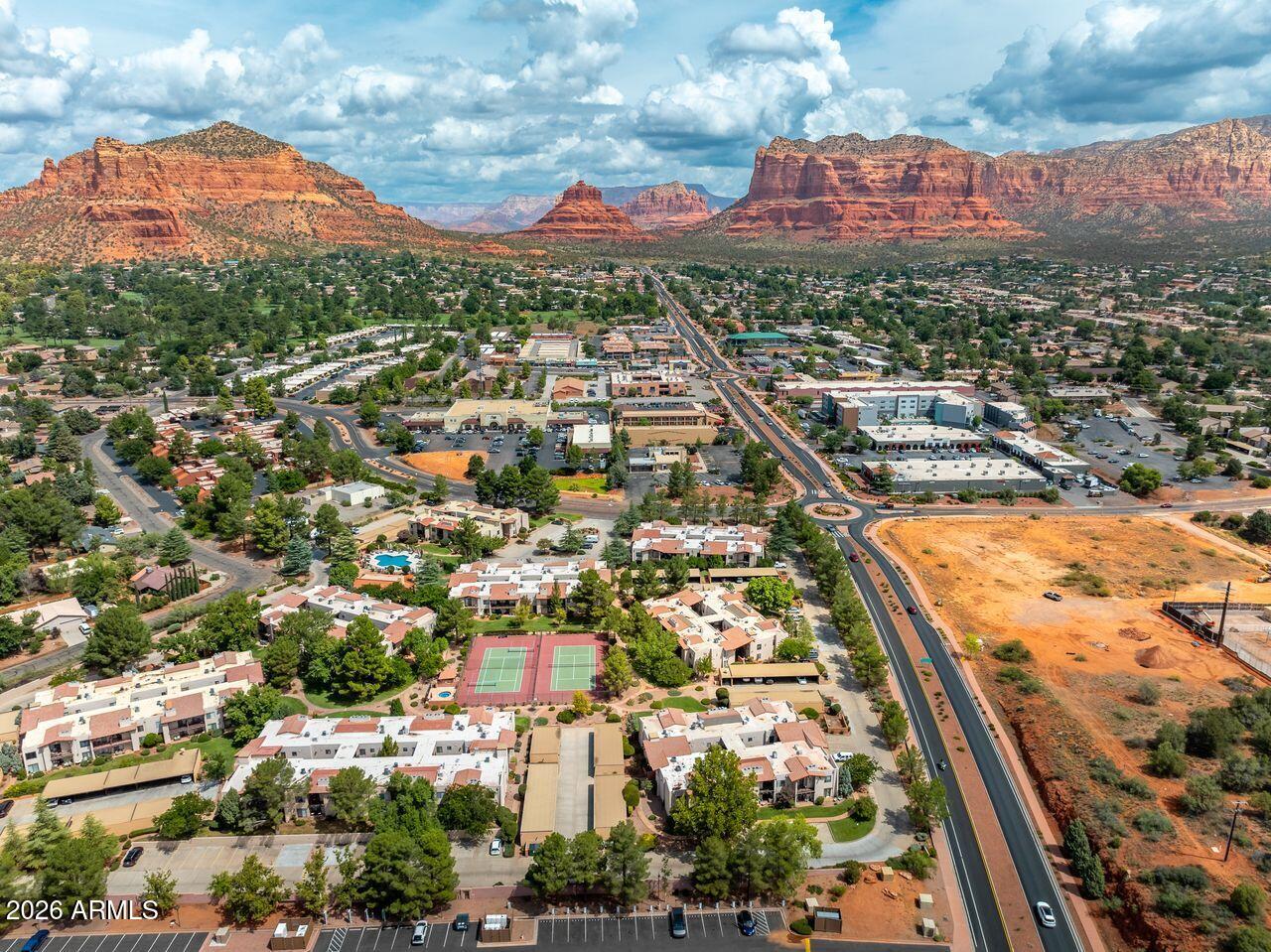 65 Verde Valley School Road, Unit C2 Sedona, AZ 86351 - Photo 3 of 27 Aerial VOC view