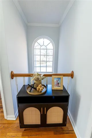 a front view of a house with outdoor seating