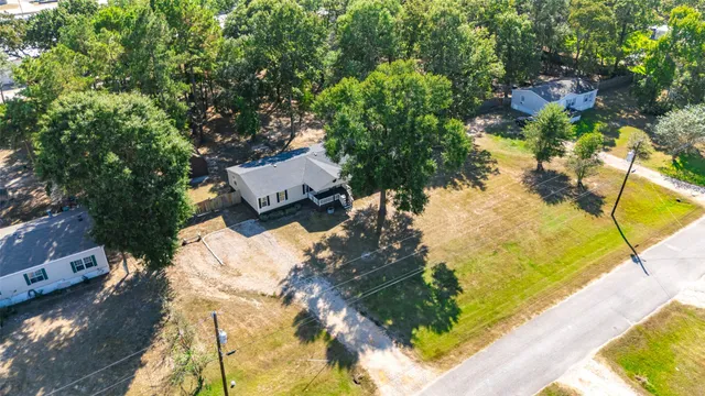 a view of a swimming pool and outdoor space