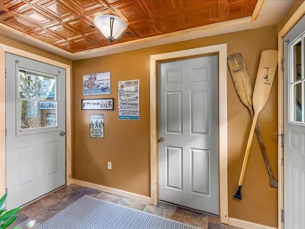 a view of a couches on the deck