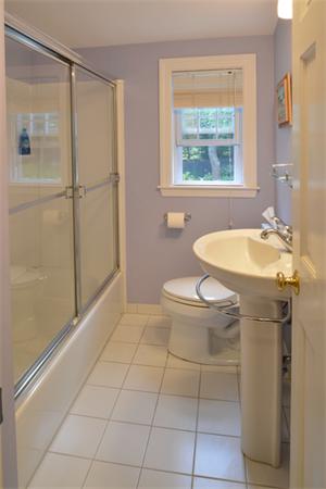 11 Cornell Road Marblehead, MA 01945 - Photo 22 of 28 a bathroom with a sink toilet and shower
