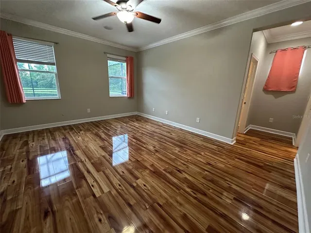 a view of lake from balcony