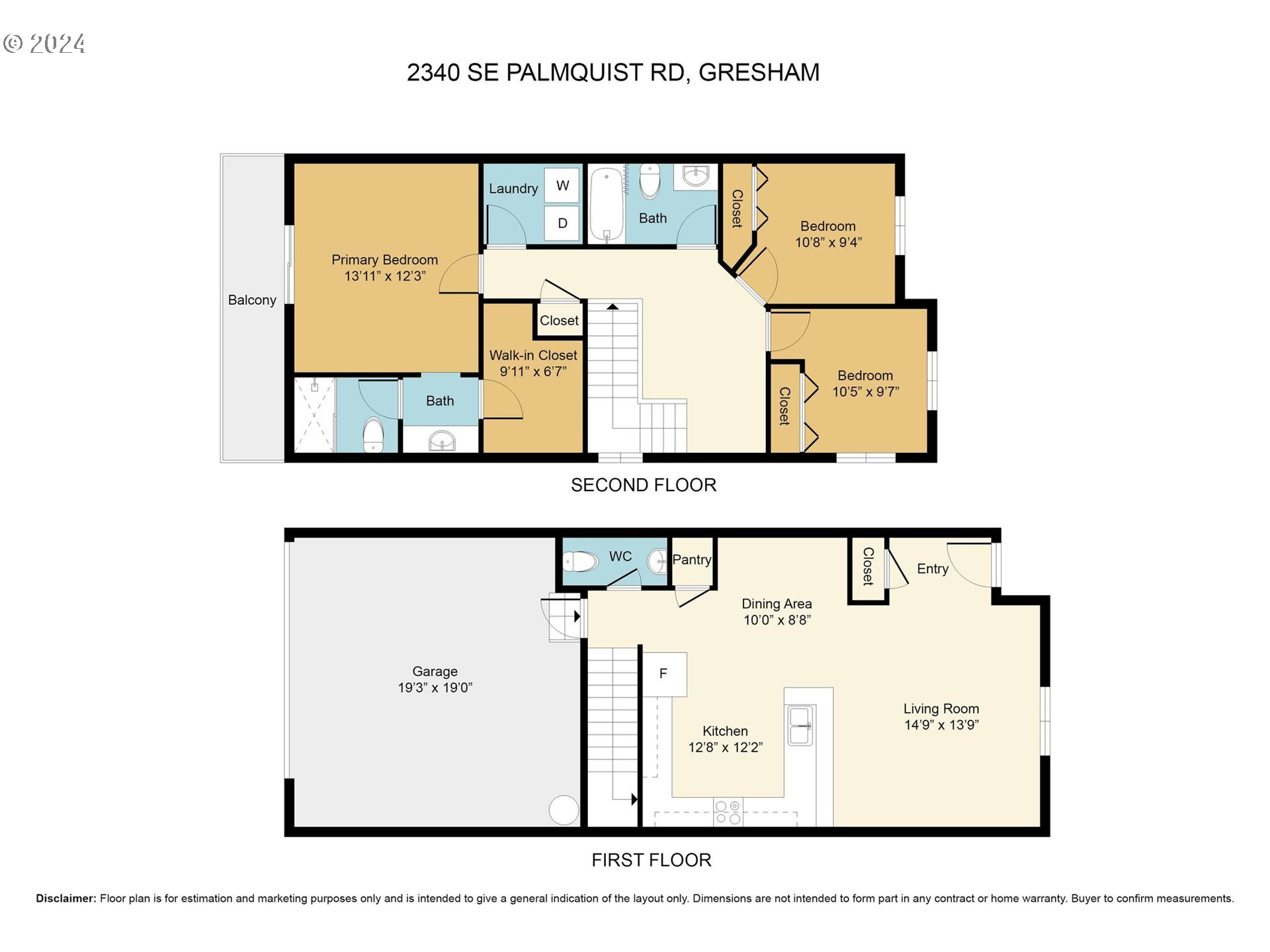 2340 Southeast Palmquist Road Gresham, OR 97080 - Photo 37 of 37 Floor Plan
