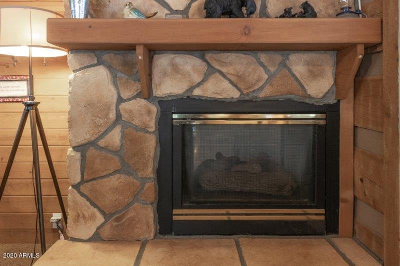 8475 Fossil Creek Road Strawberry, AZ 85544 - Photo 3 of 26 Living Room Fireplace