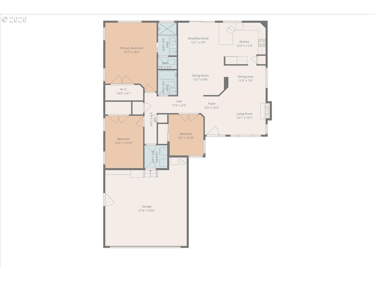 465 Southwest Sutherland Way Beaverton, OR 97006 - Photo 30 of 30 Floor Plan