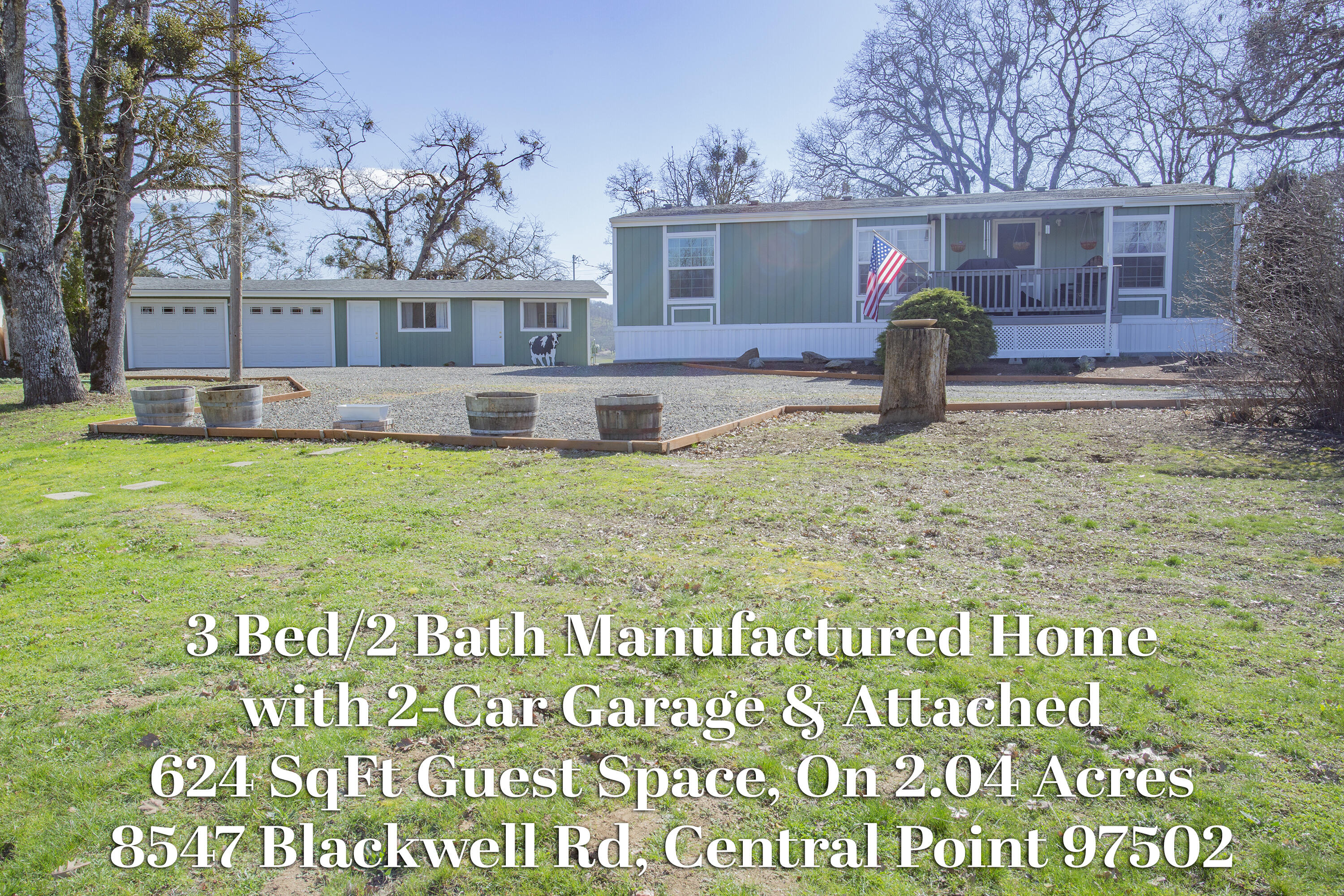 8547 Blackwell Road Central Point, OR 97502 - Photo 1 of 29 a view of back yard of the house