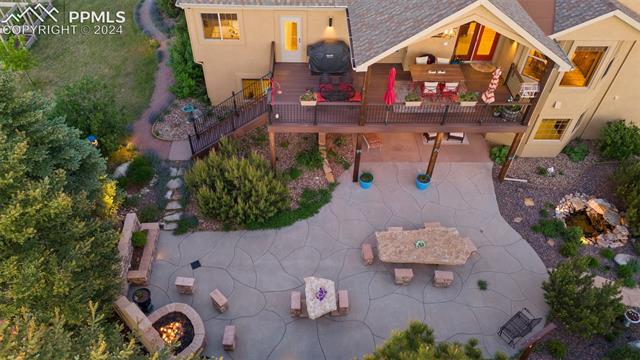 5470 Roundup Ridge Road Colorado Springs, CO 80908 - Photo 4 of 21 View of aerial view