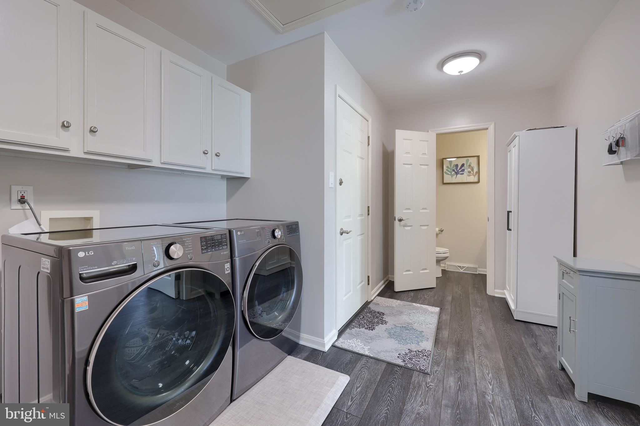 35 Field Lane Lititz, PA 17543 - Photo 23 of 49 a view of a hallway with washer and dryer