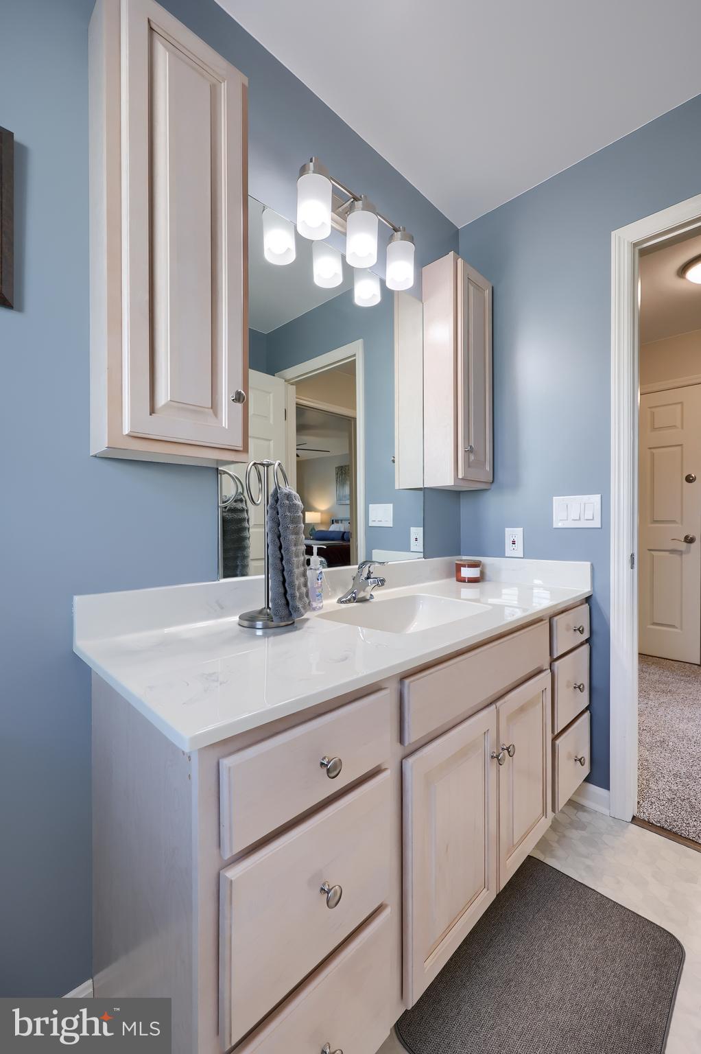 35 Field Lane Lititz, PA 17543 - Photo 30 of 49 a bathroom with a sink vanity and mirror