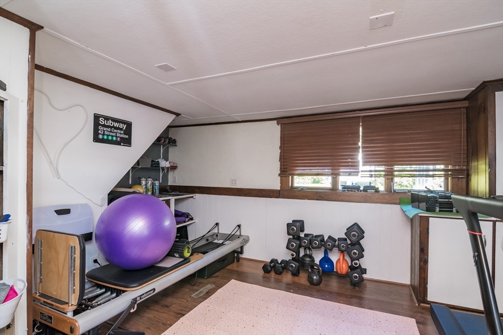 116 High Street Amherst, MA 01002 - Photo 32 of 42 a view of a room with gym equipment