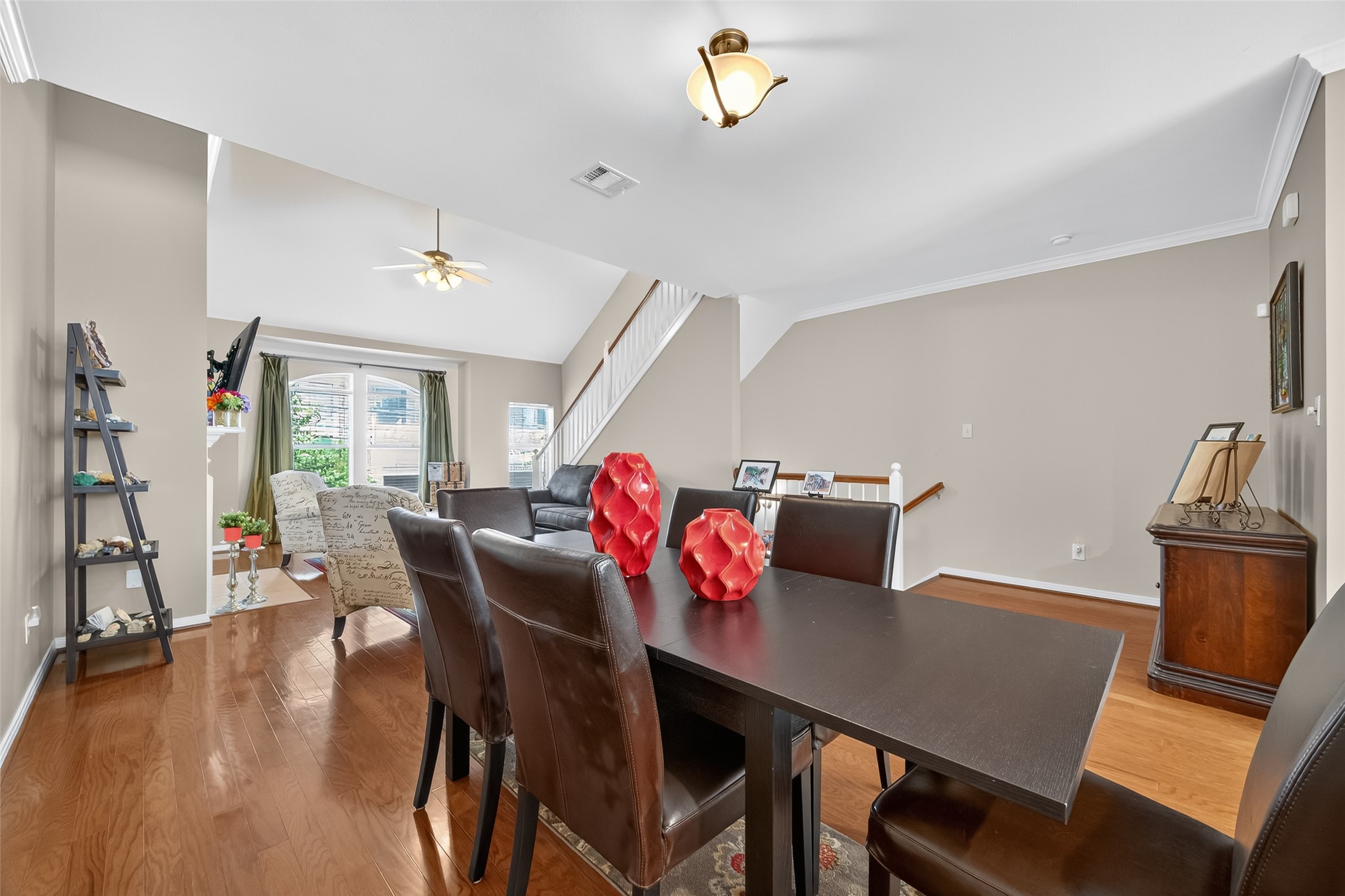 2913 West Dallas Street Houston, TX 77019 - Photo 13 of 34 a view of a dining room with furniture and wooden floor