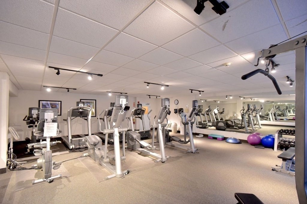 1500 Worcester Road, Unit 321 Framingham, MA 01702 - Photo 40 of 42 a view of a room with gym equipment