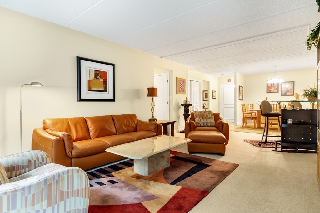 1500 Worcester Road, Unit 321 Framingham, MA 01702 - Photo 6 of 42 a living room with furniture and a large window