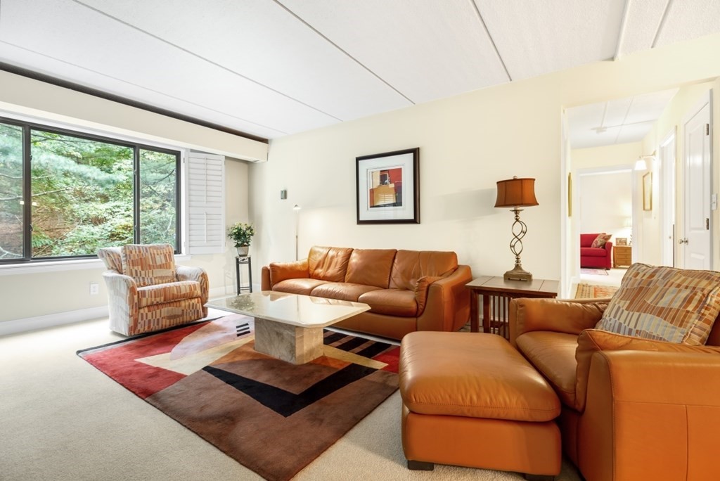 1500 Worcester Road, Unit 321 Framingham, MA 01702 - Photo 9 of 42 a living room with furniture and a large window