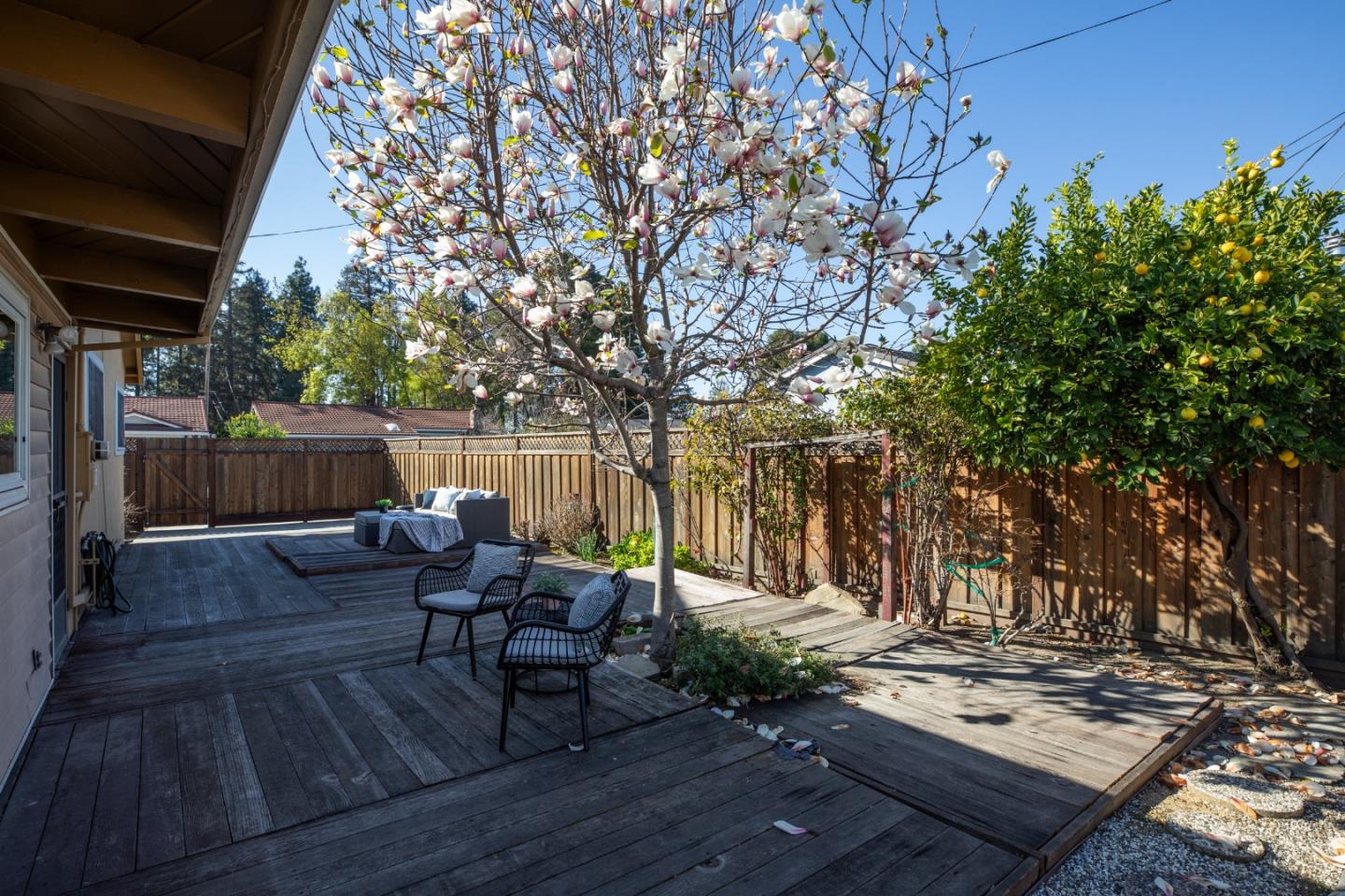 2545 Austin Place Santa Clara, CA 95050 - Photo 17 of 21 a view of a backyard with sitting area