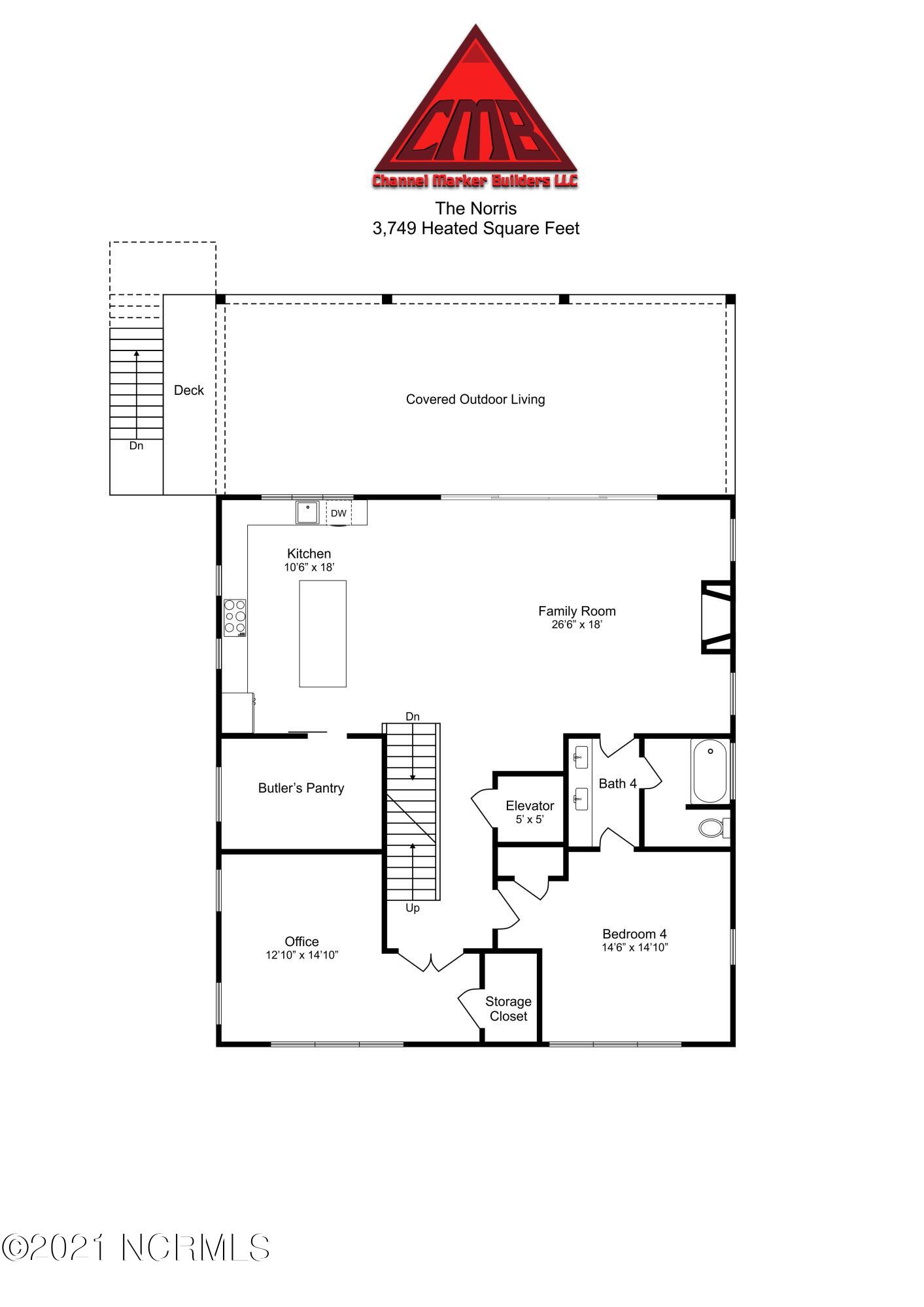 2052 Washington Acres Road Hampstead, NC 28443 - Photo 14 of 15 Norris Second Floor