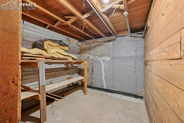 a view of storage and utility room