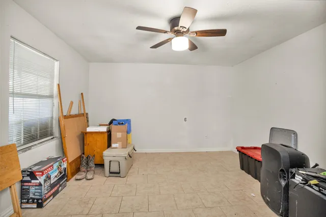 a workspace with furniture