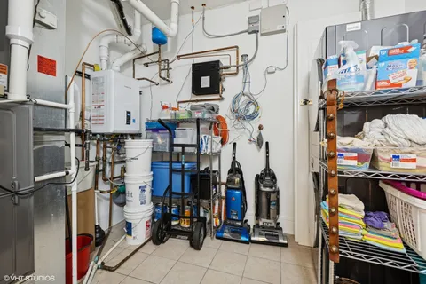 a view of storage and utility room
