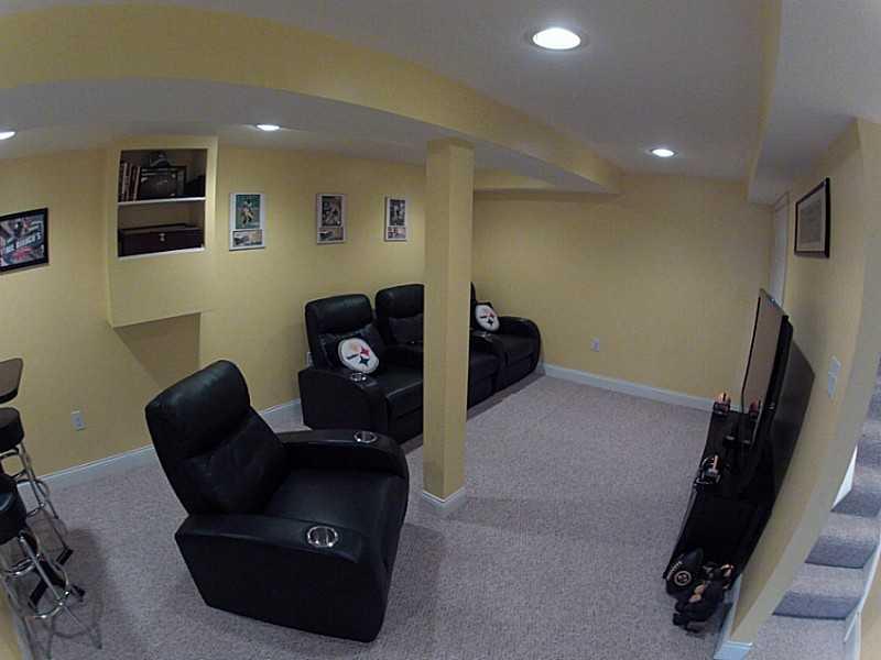29 Ewing Road McKees Rocks, PA 15136 - Photo 8 of 24 Basement/Game Room. MAN CAVE!!!! Totally finished basement.