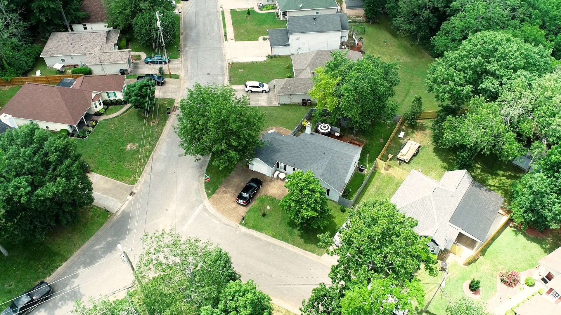 844 Trailside Circle Antioch, TN 37013 - Photo 27 of 27 an aerial view of a house with a garden and lake view