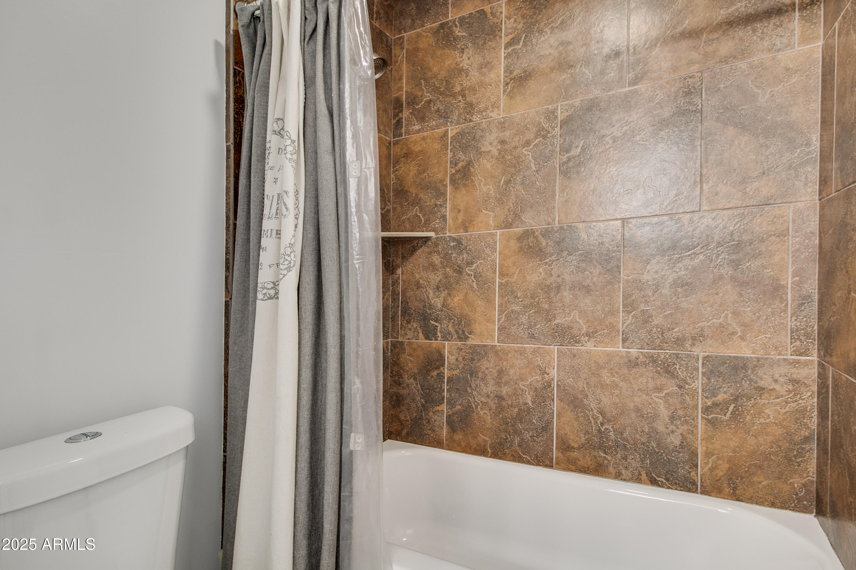 2017 West Edgemont Avenue Phoenix, AZ 85009 - Photo 36 of 53 a bathroom with a shower and a toilet
