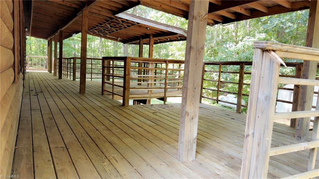 1215 Bray Road Walnut Cove, NC 27052 - Photo 17 of 24 Side Deck View