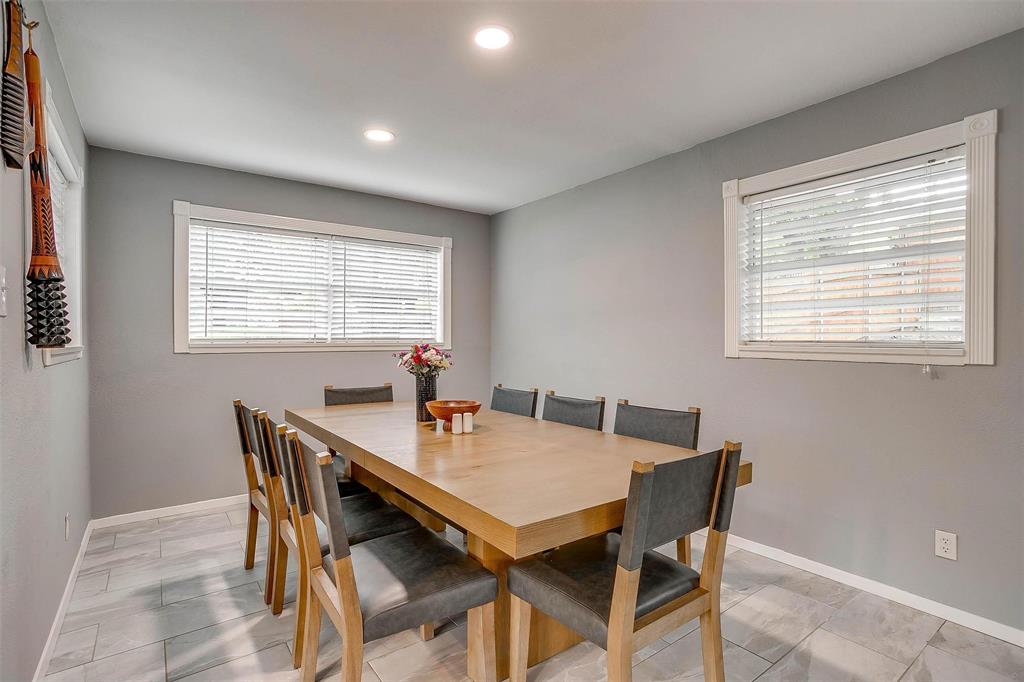6609 Genoa Road Fort Worth, TX 76116 - Photo 19 of 39 Dining space with plenty of natural light and recessed lighting