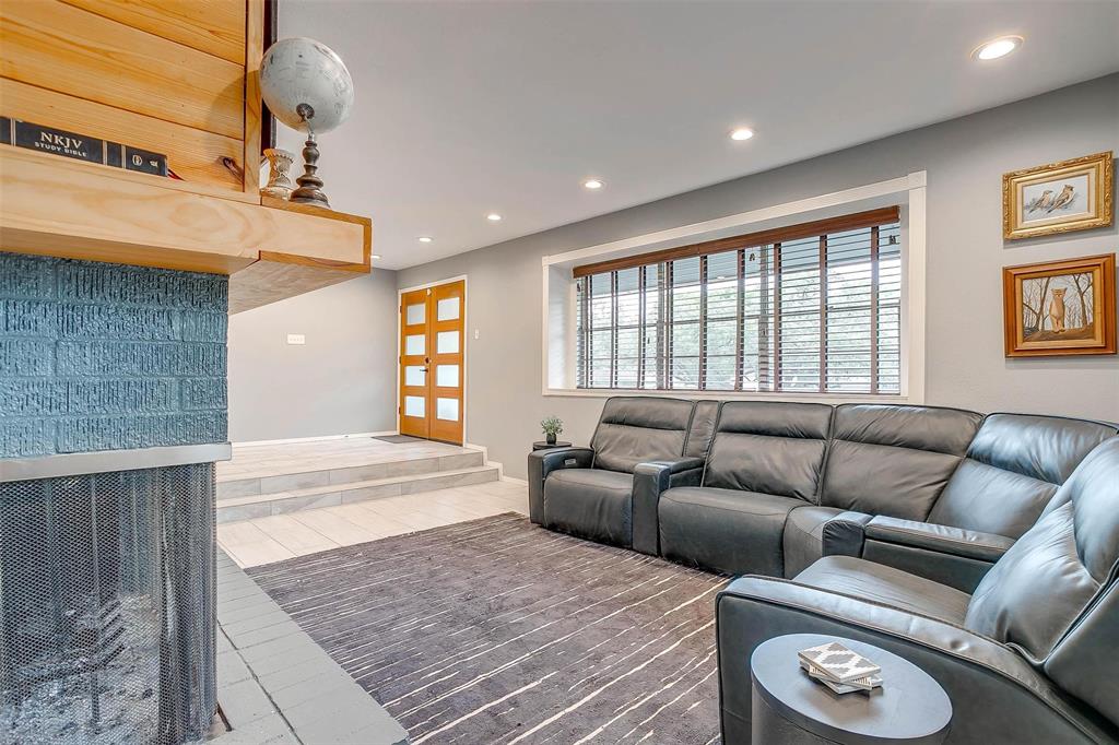6609 Genoa Road Fort Worth, TX 76116 - Photo 10 of 39 Living area with recessed lighting