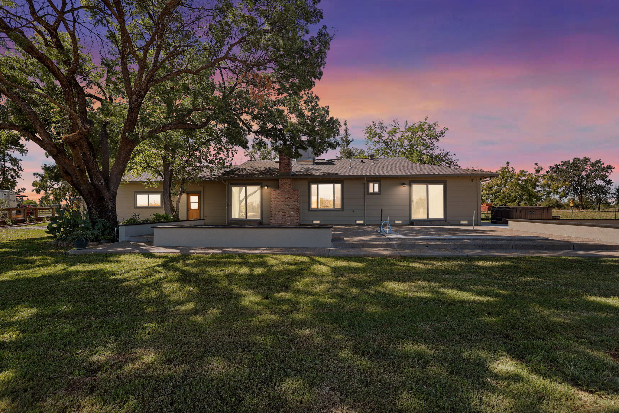4315 Webb Road Anderson, CA 96007 - Photo 46 of 49 a front view of a house with a garden